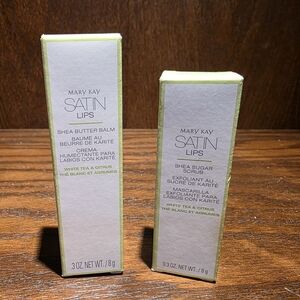 Mary Kay Satin Lips Shea Butter Balm and Scrub - White Tea & Citrus